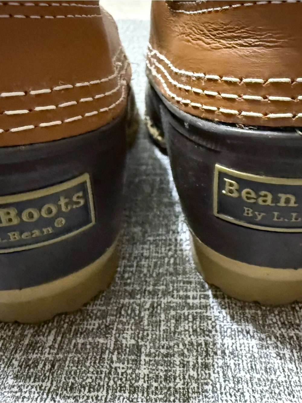 L.L. Bean Brown and Tan Women's Waterproof Duck Shoes